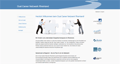 Desktop Screenshot of dualcareer-rheinland.de